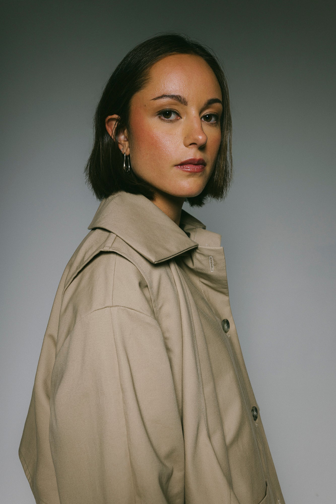 Cotton Trench Jacket