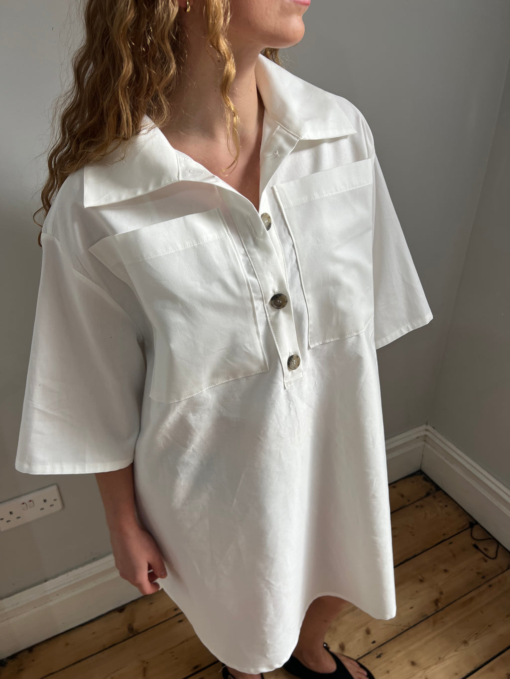 White Shirt Dress