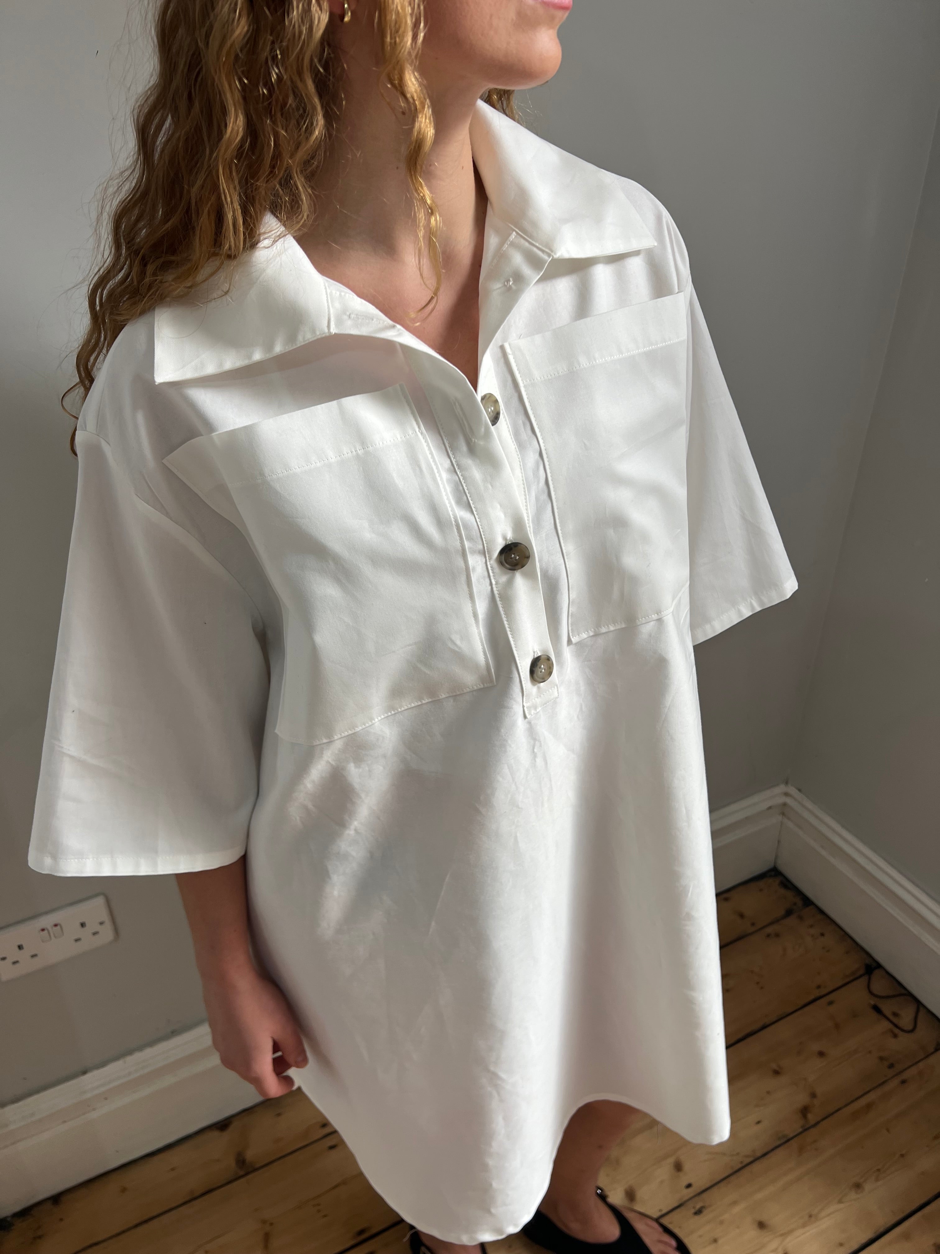 White Shirt Dress