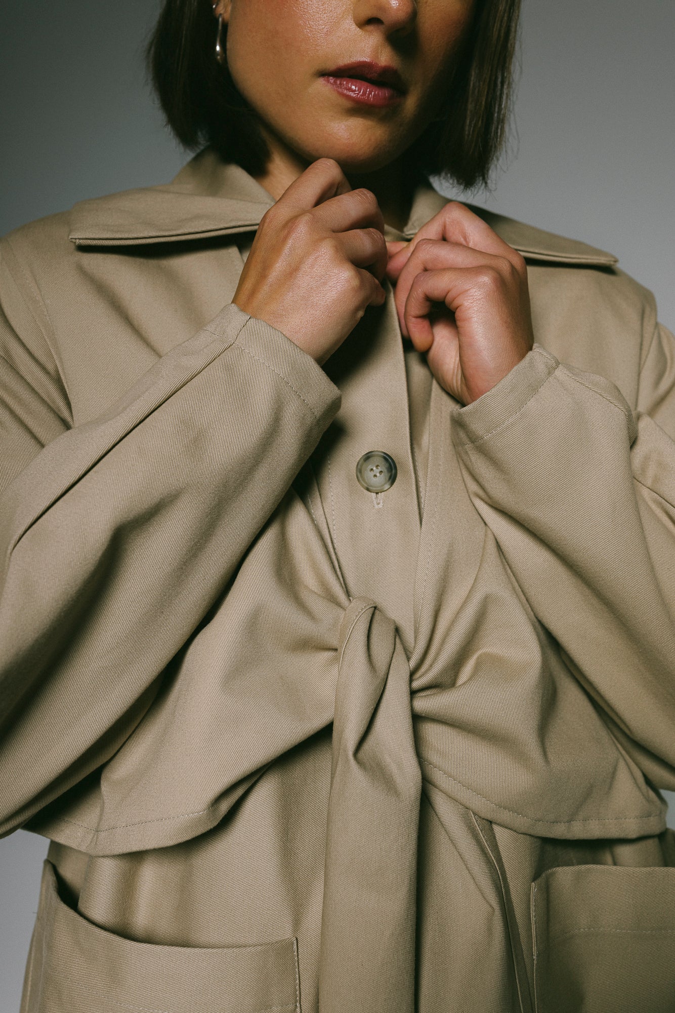 Cotton Trench Jacket