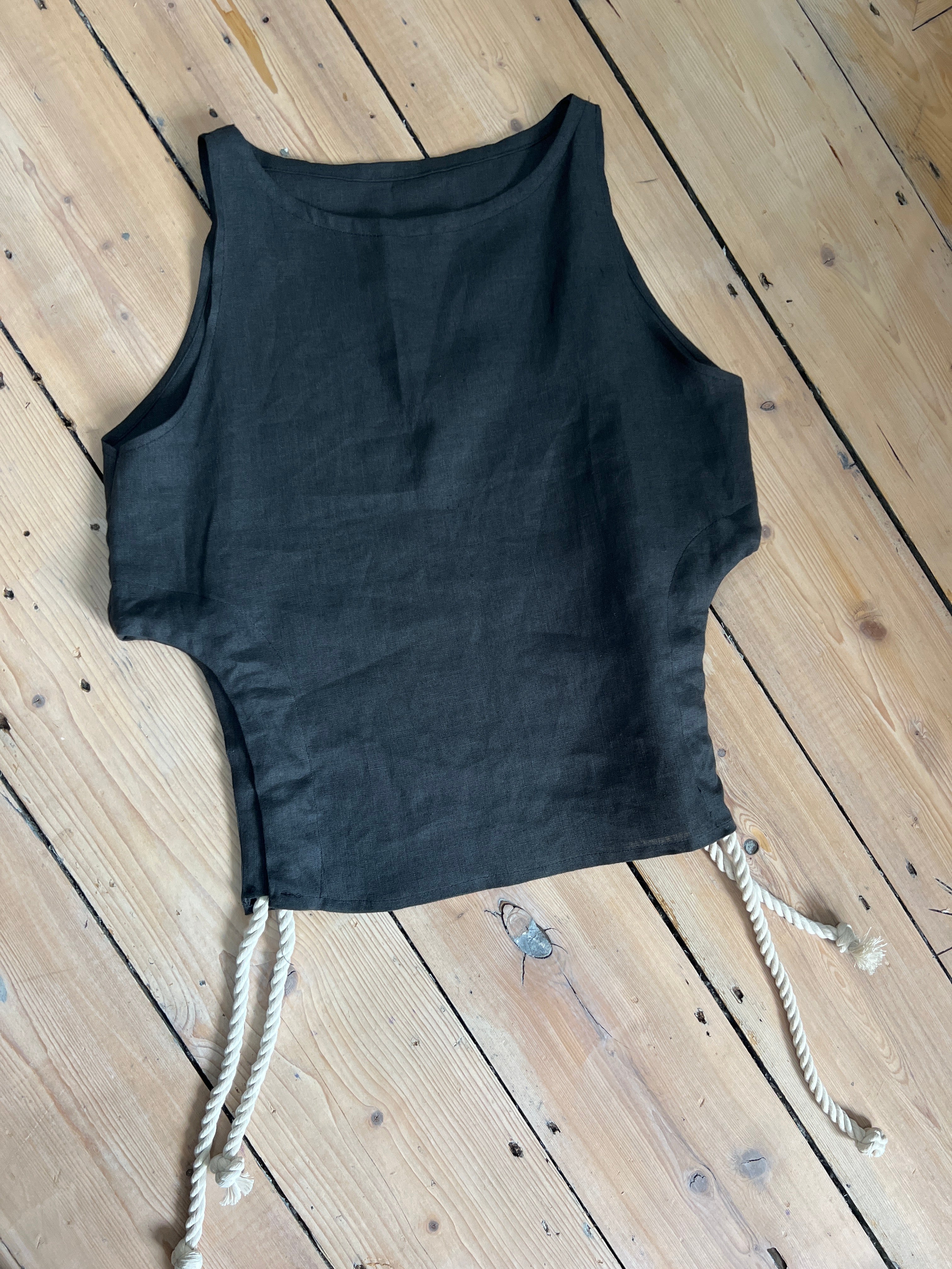 Linen rope vest - sample