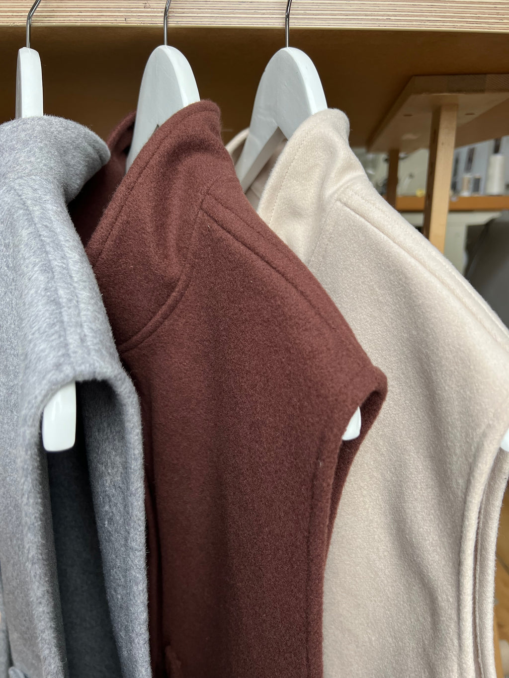 Sleeveless Wool Jacket