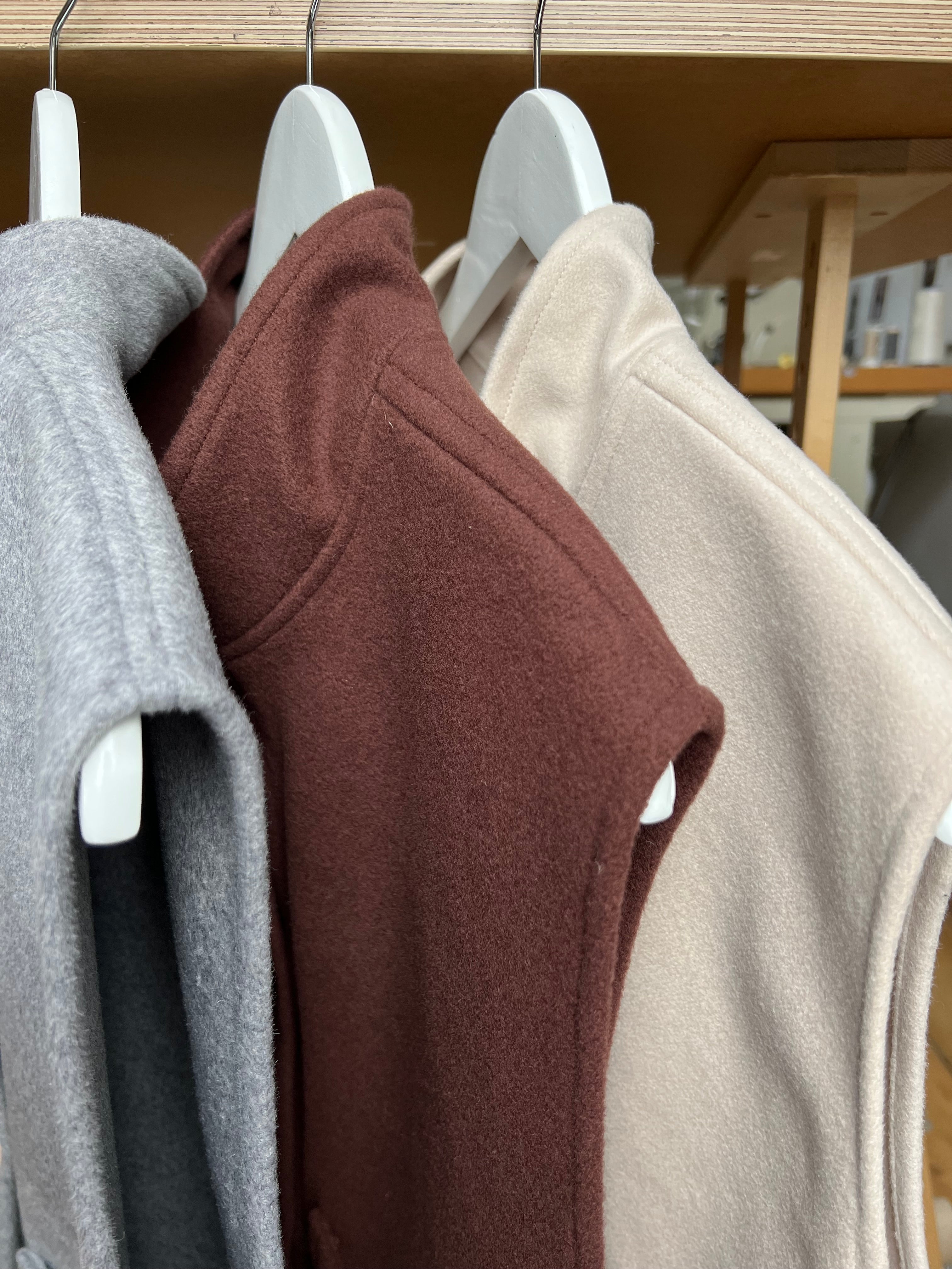 Sleeveless Wool Jacket