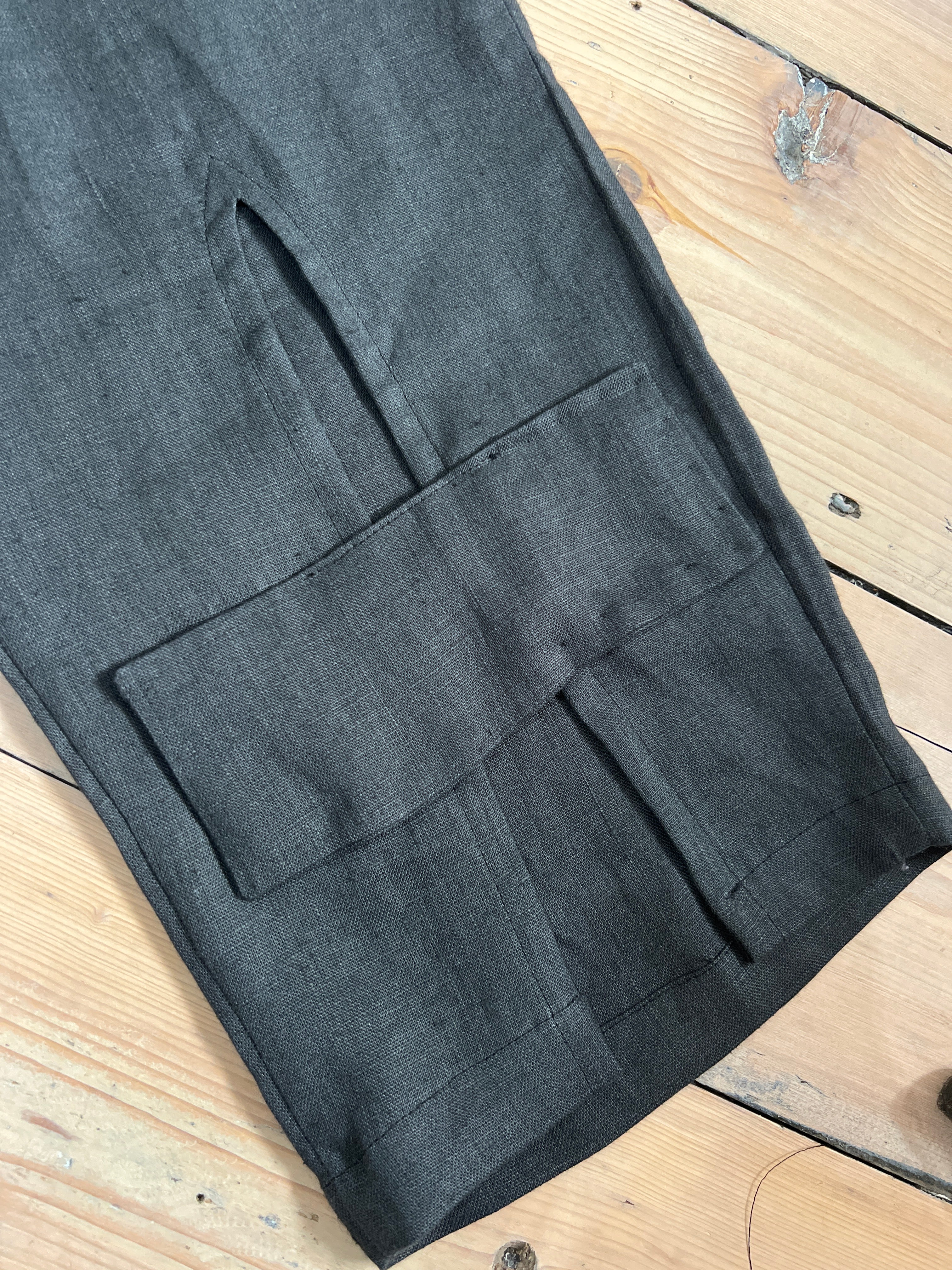 Linen Split Trousers -sample