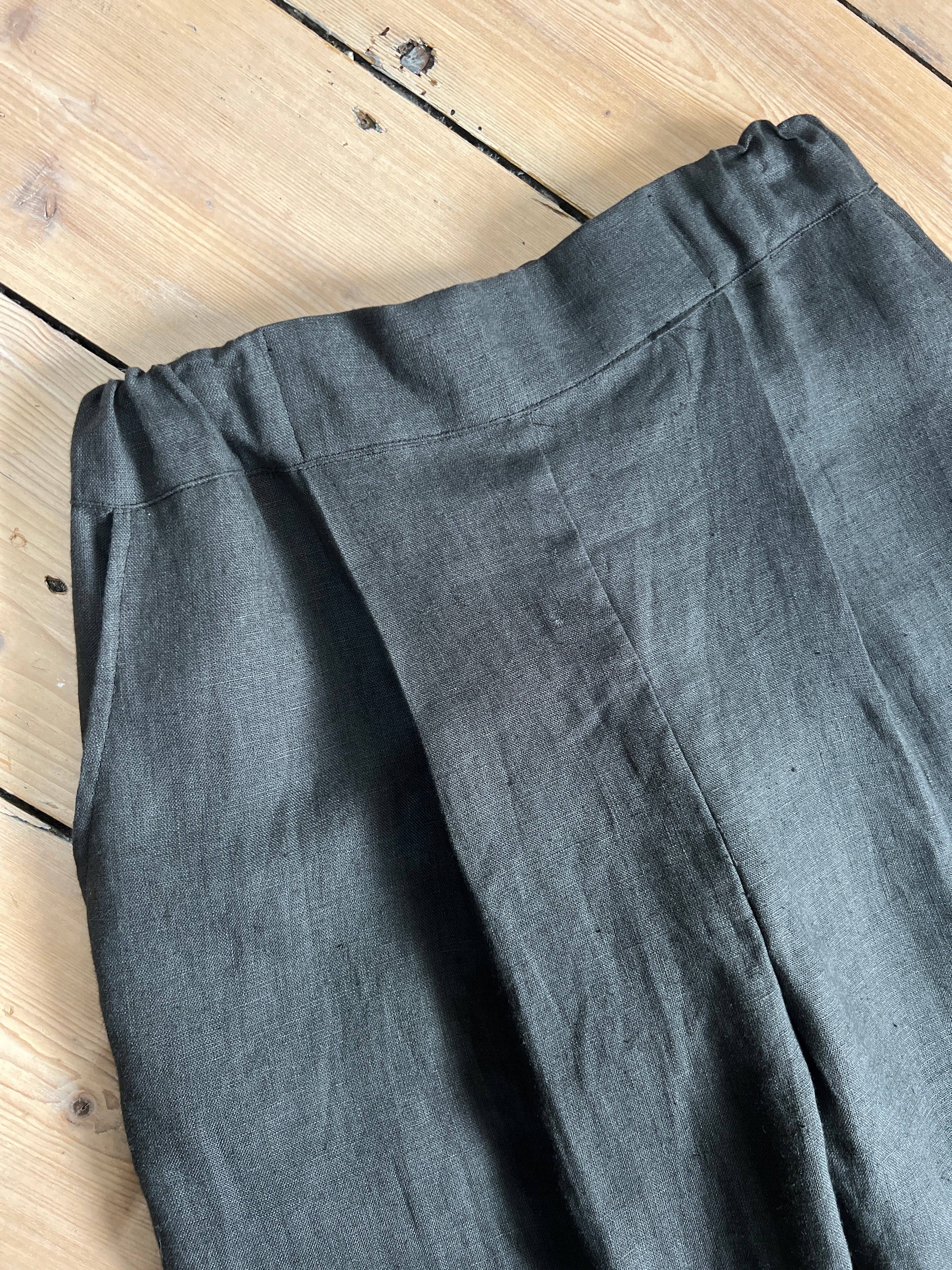 Linen Split Trousers -sample