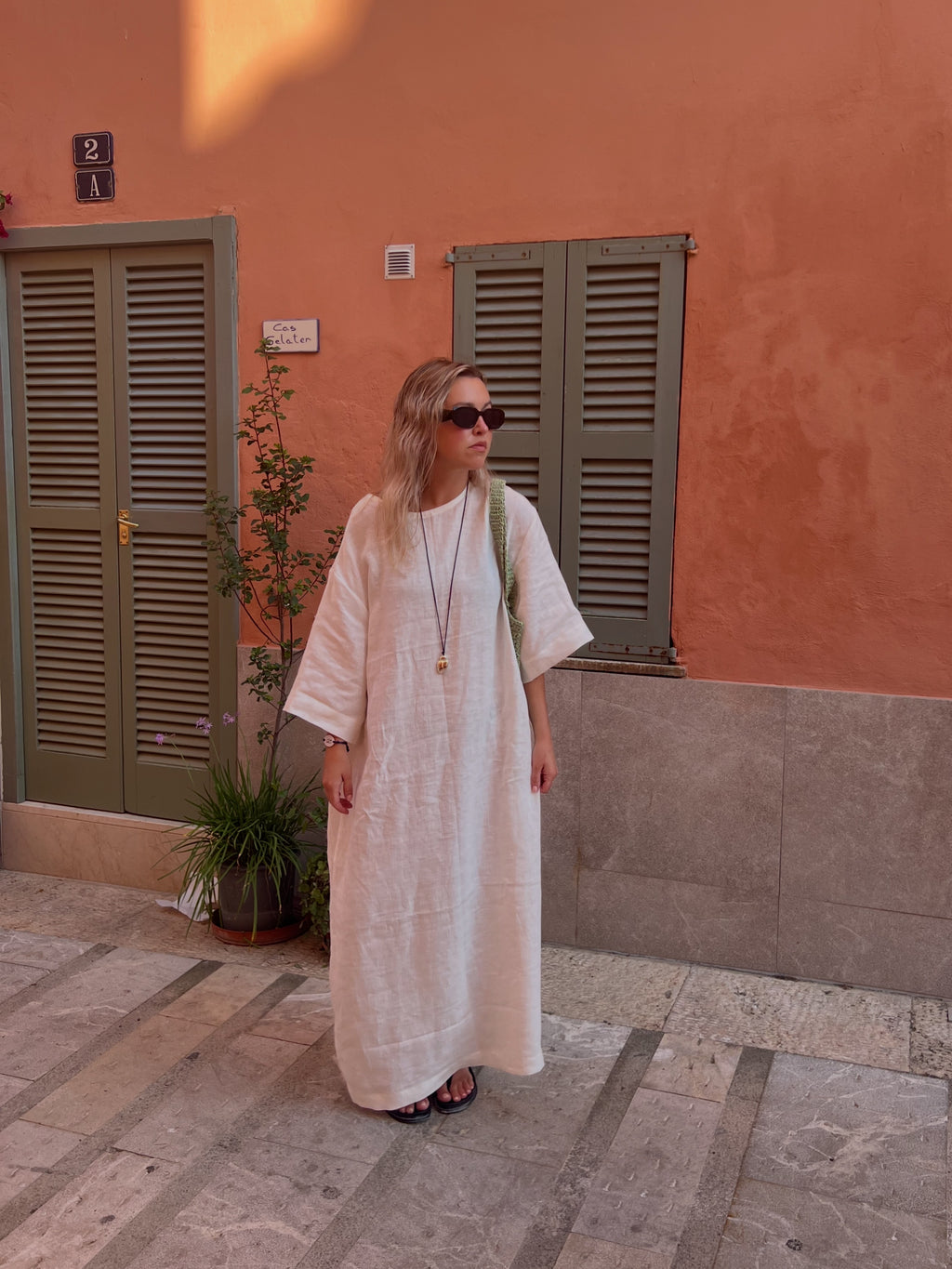 Linen T-Shirt Dress