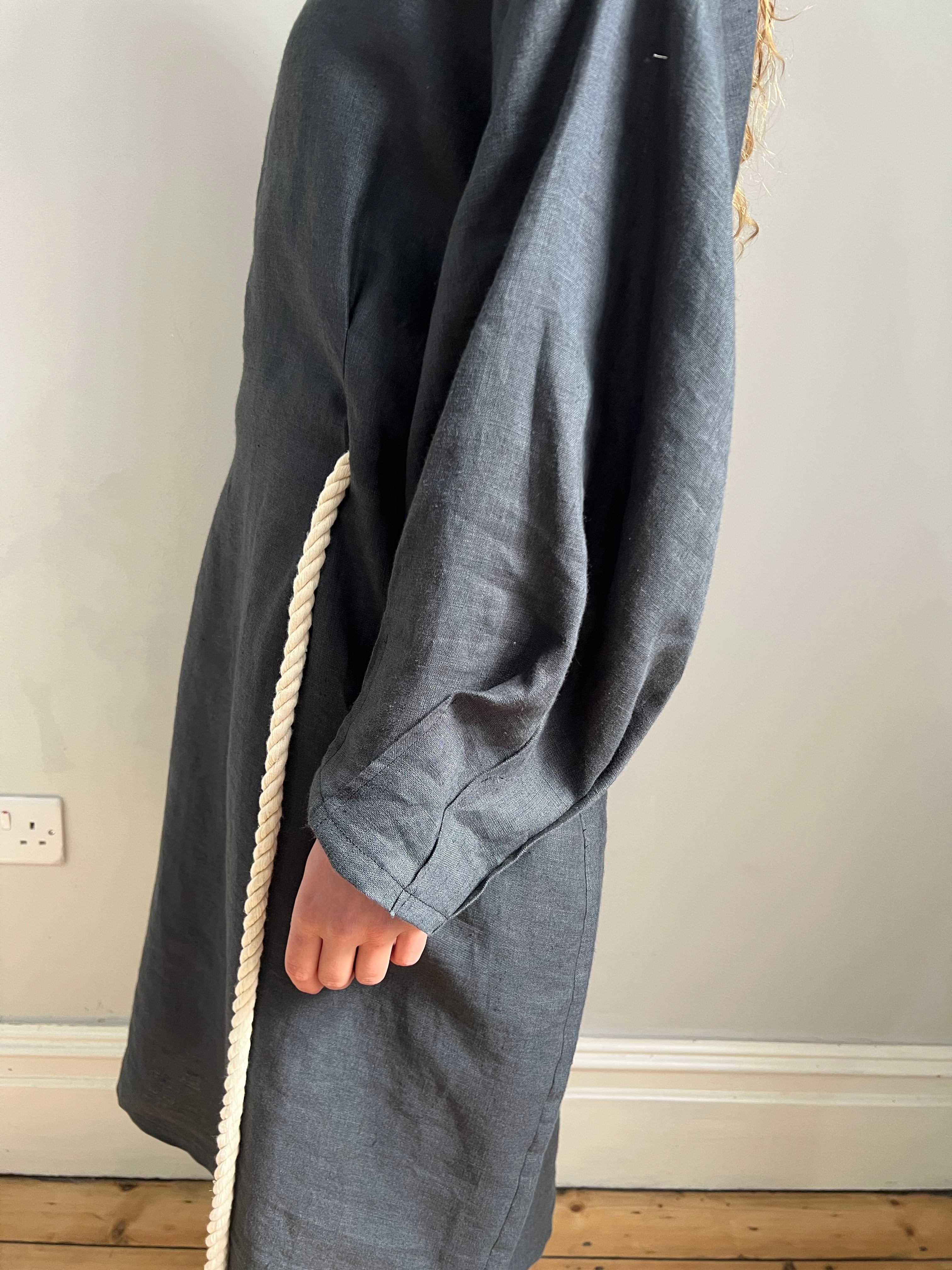 Linen Tie Dress