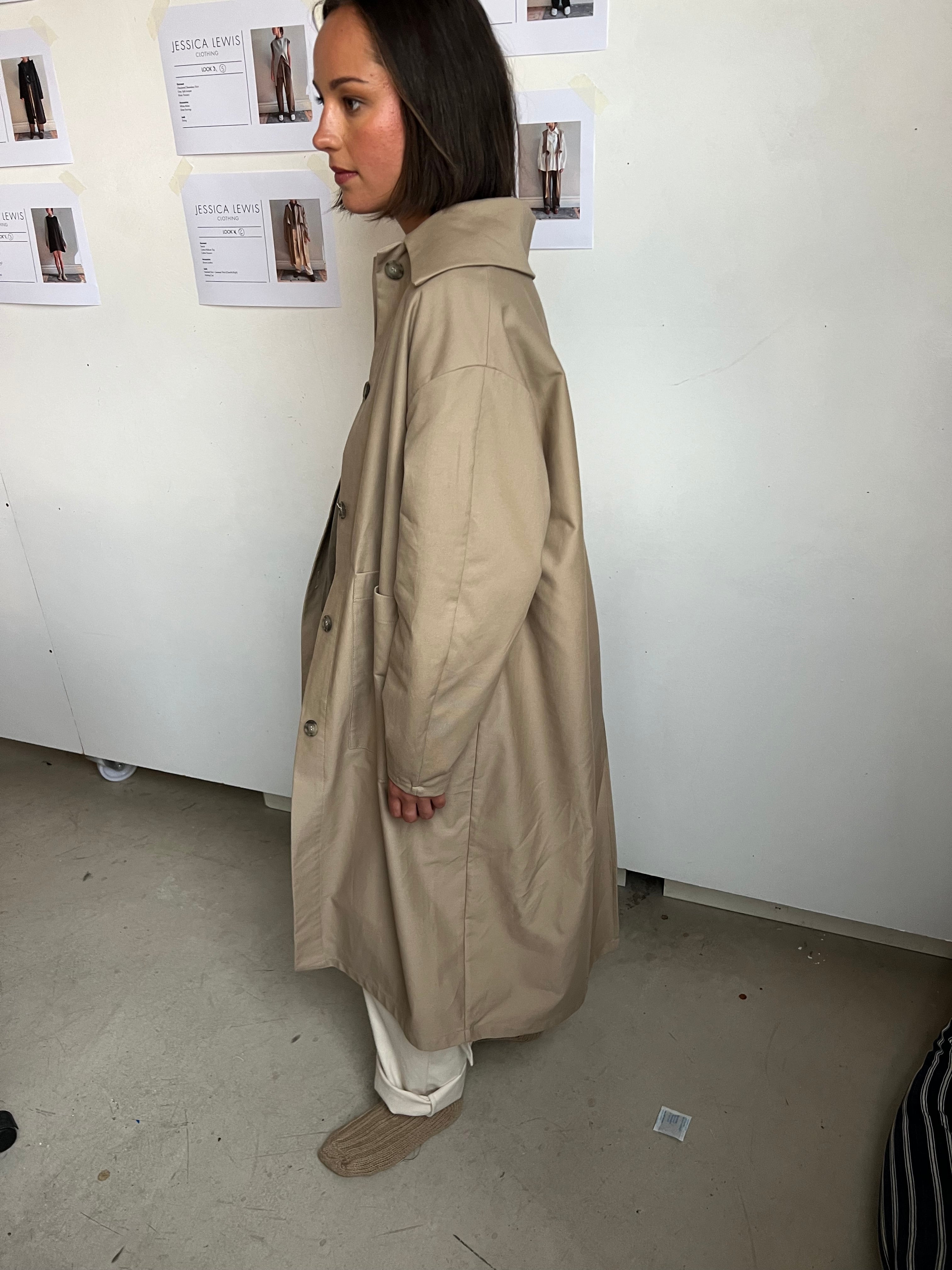 Cotton Trench Jacket
