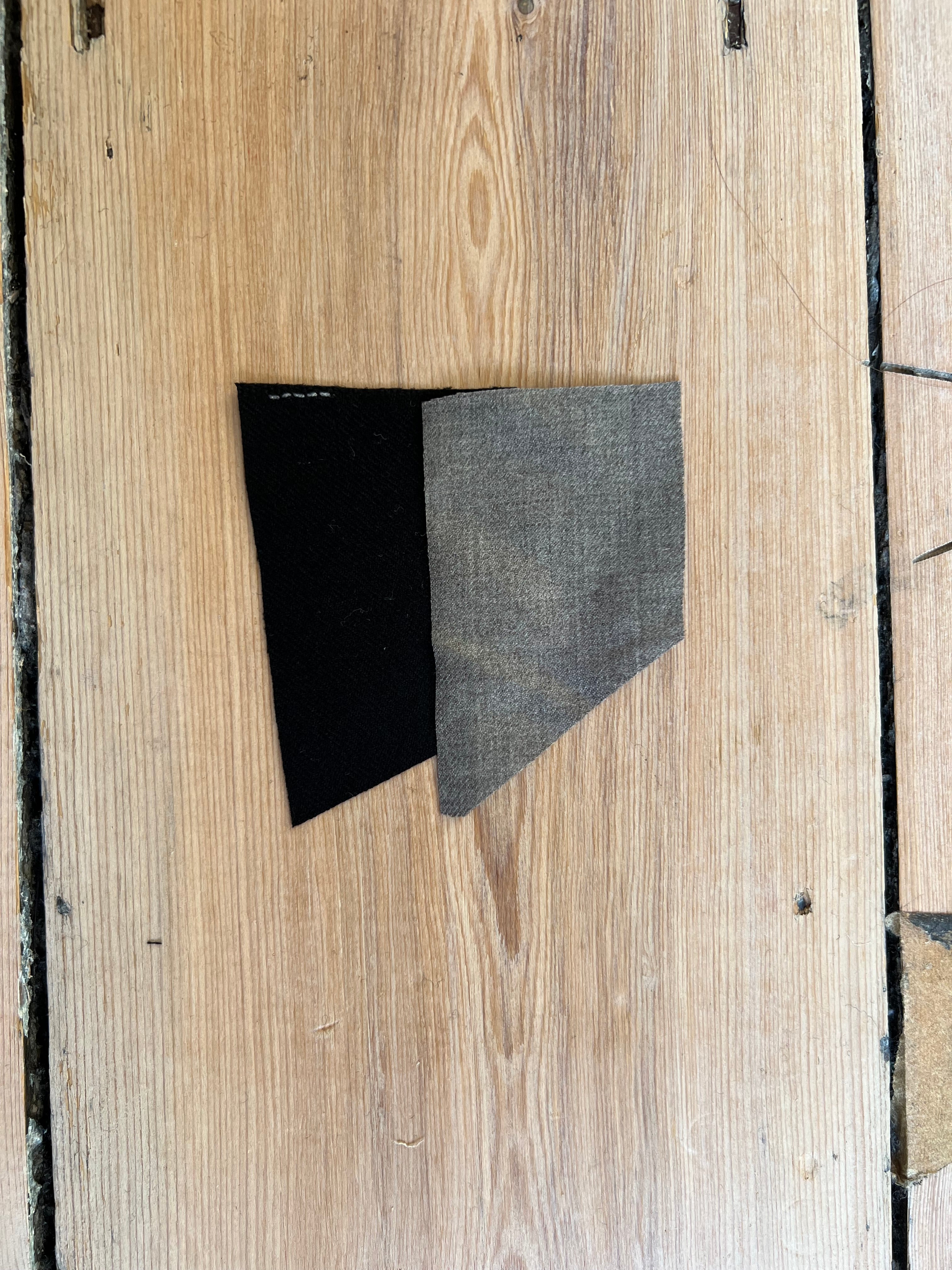 Wool Suit Tee Fabric Swatch
