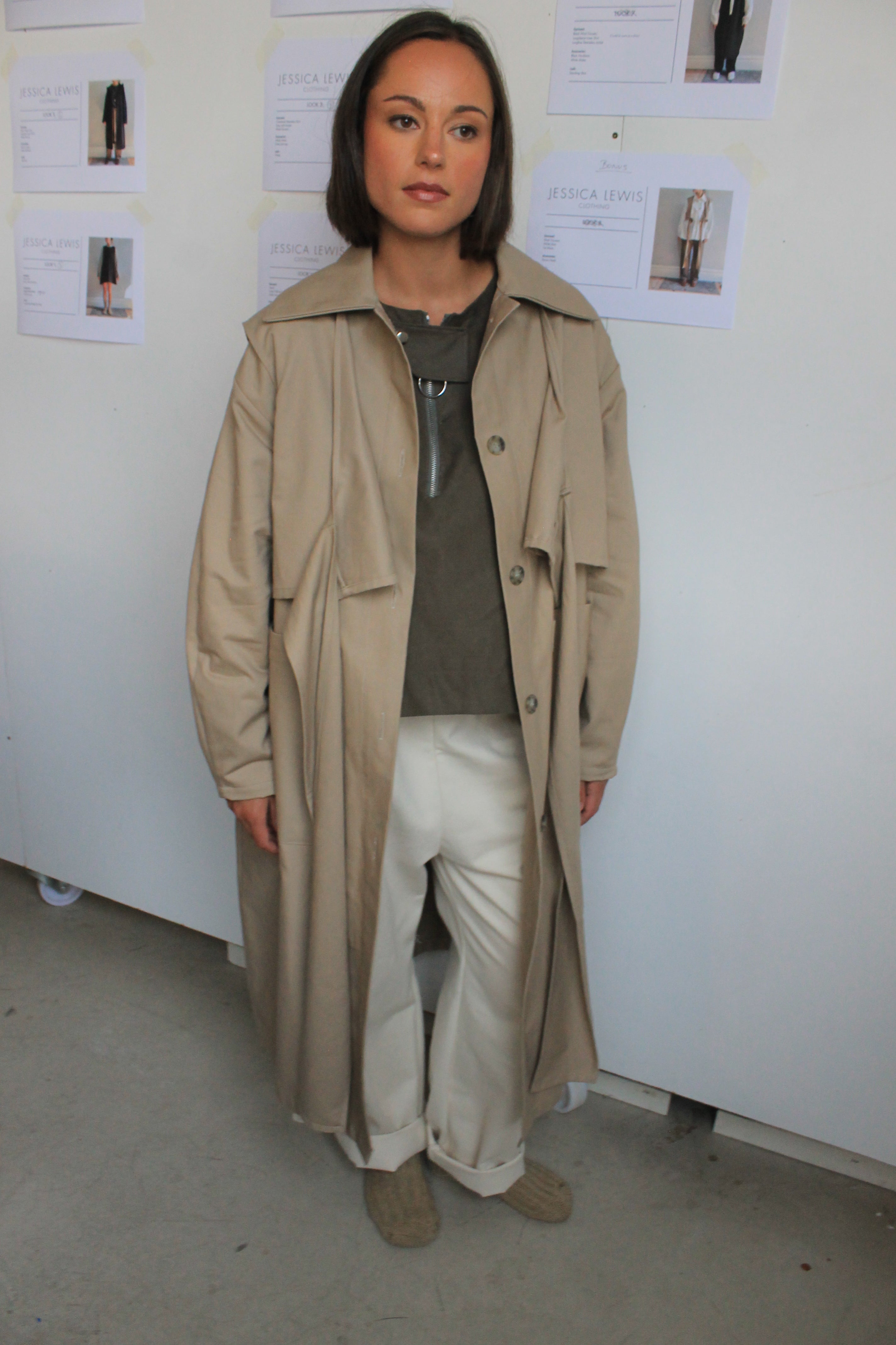 Cotton Trench Jacket