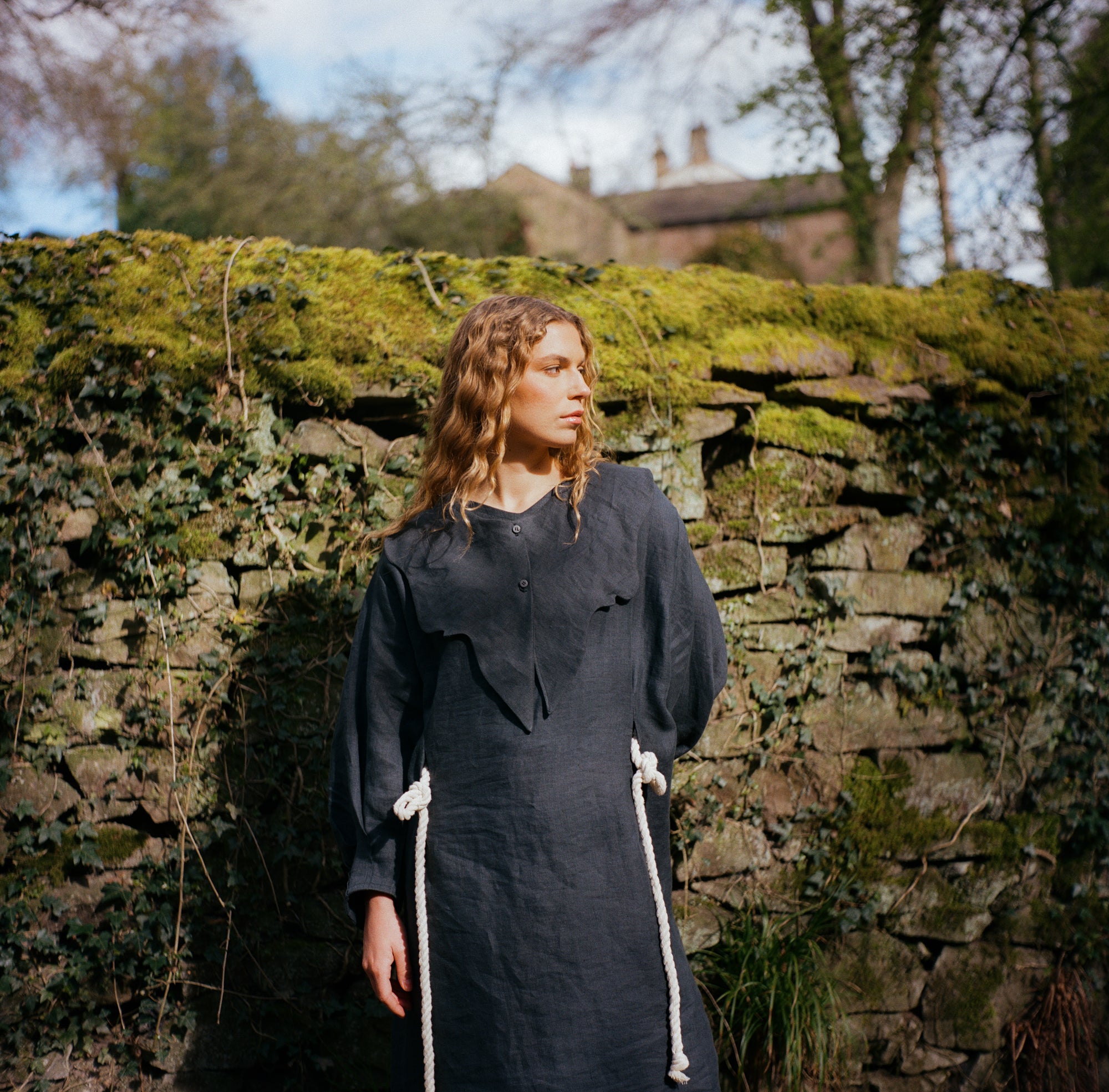 Linen Tie Dress